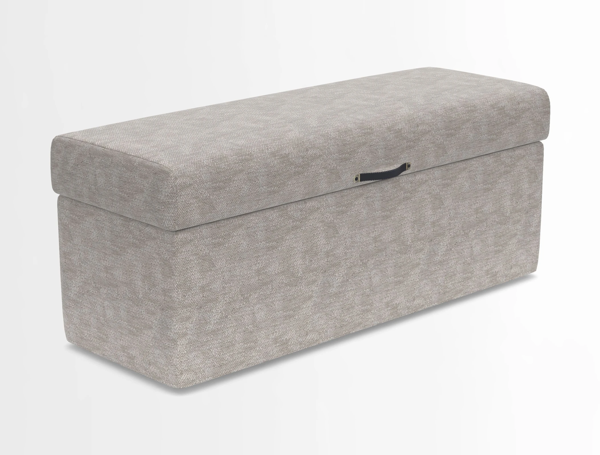Birdham medium blanket box in Spill Resistant Gertrude Jekyll Ornamental Duck Egg and Alwinton 3 seater sofa in Spill Resistant Sussex Stripe Mocha