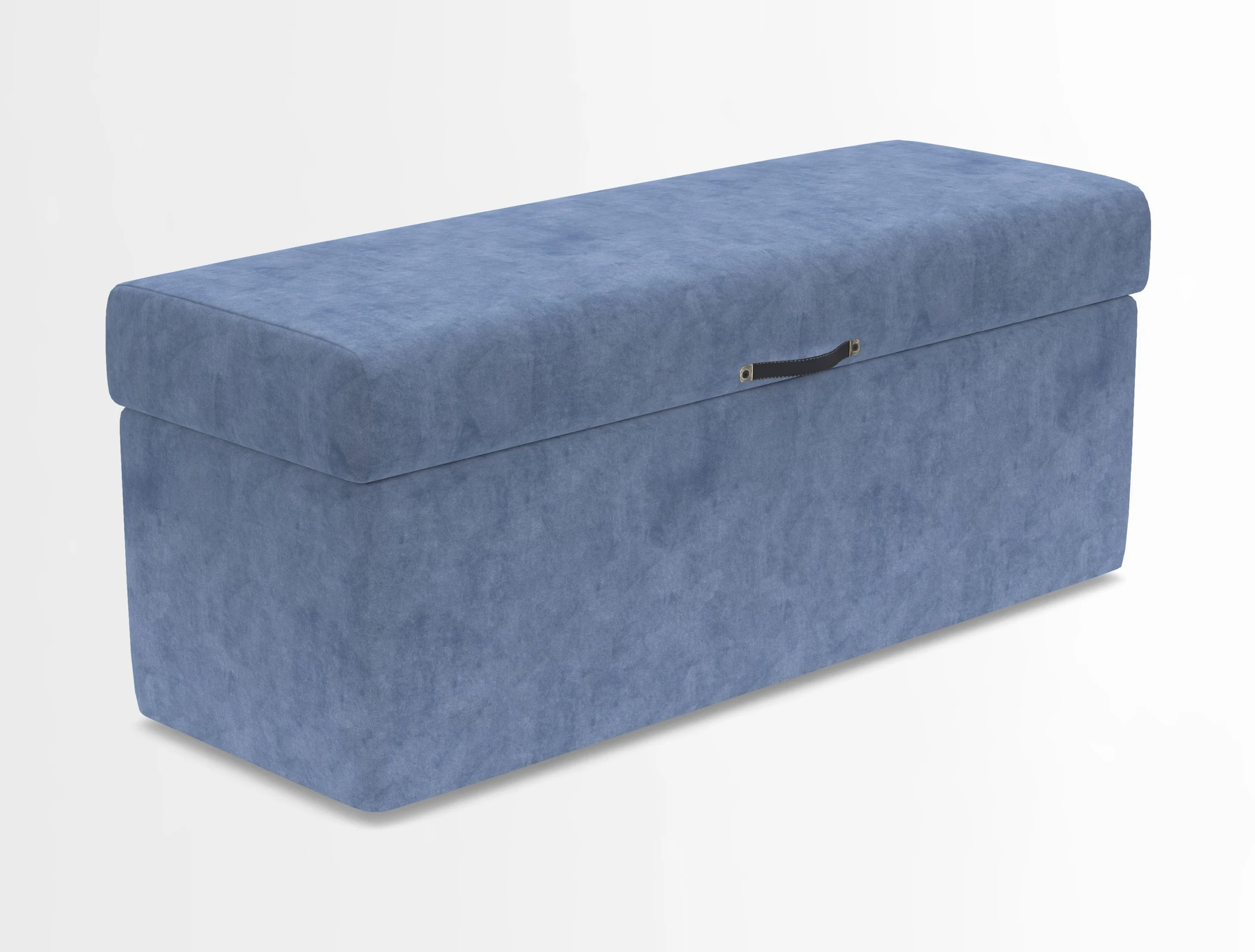 Birdham medium blanket box in Spill Resistant Gertrude Jekyll Ornamental Duck Egg and Alwinton 3 seater sofa in Spill Resistant Sussex Stripe Mocha