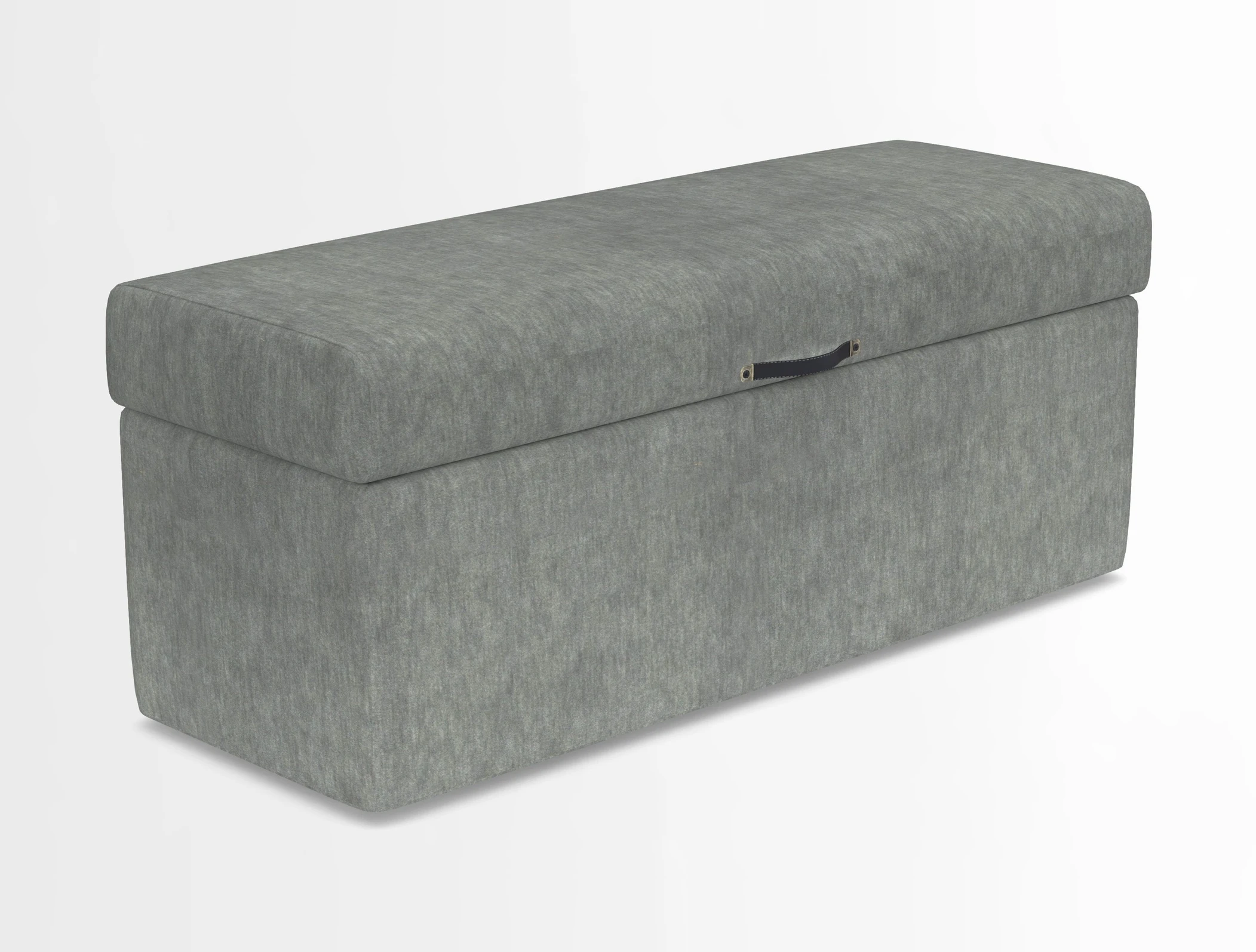 Birdham medium blanket box in Spill Resistant Gertrude Jekyll Ornamental Duck Egg and Alwinton 3 seater sofa in Spill Resistant Sussex Stripe Mocha