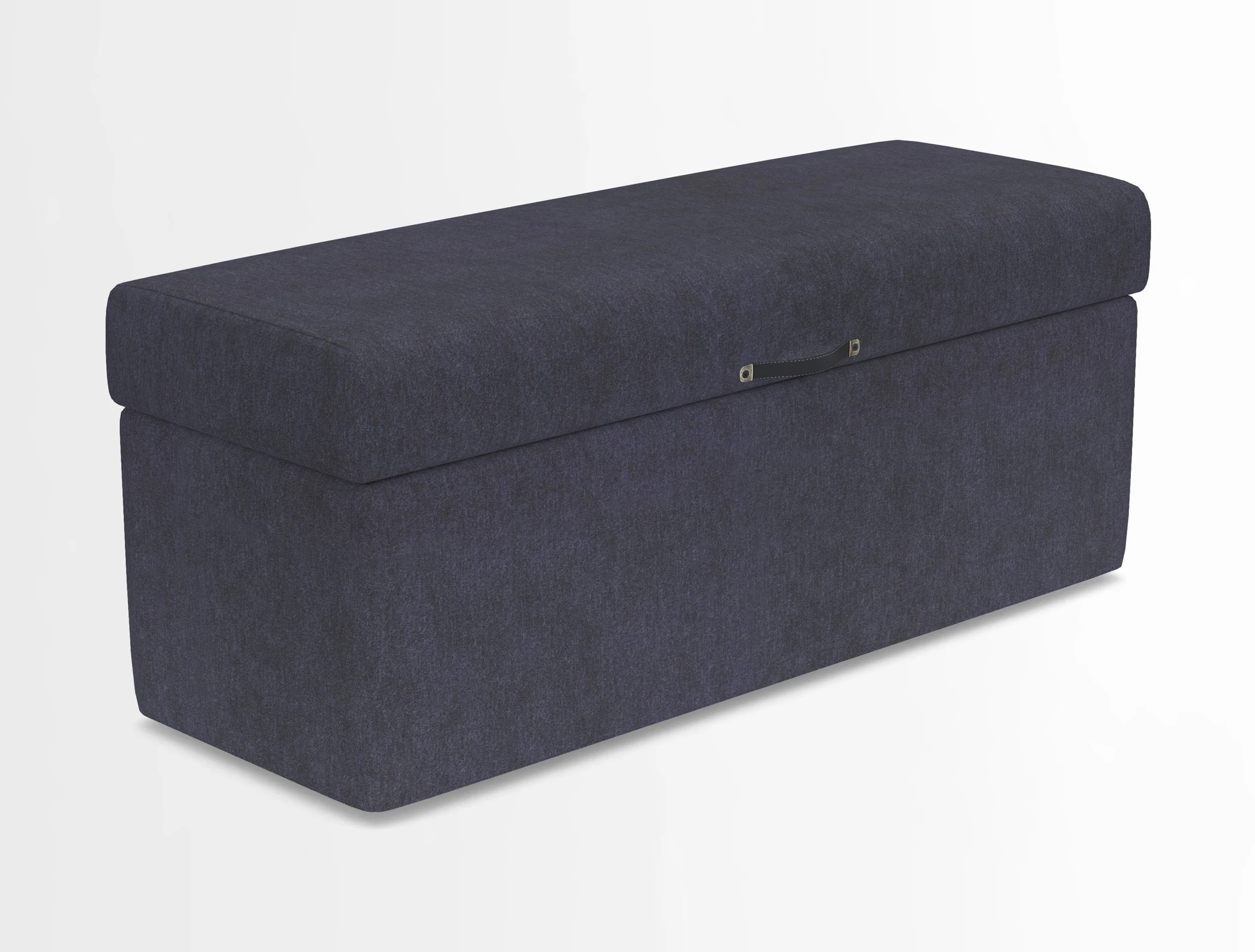 Birdham medium blanket box in Spill Resistant Gertrude Jekyll Ornamental Duck Egg and Alwinton 3 seater sofa in Spill Resistant Sussex Stripe Mocha
