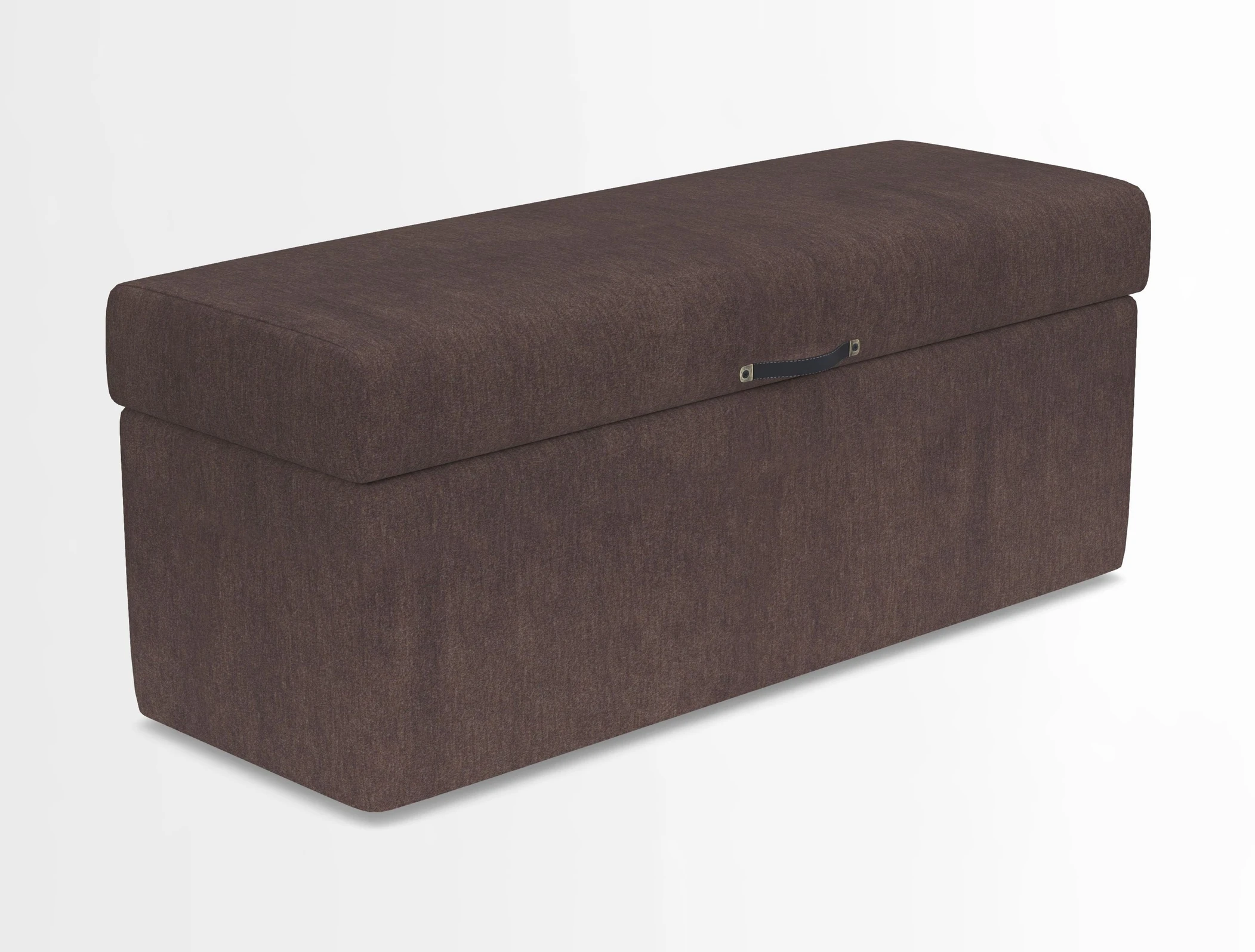 Birdham medium blanket box in Spill Resistant Gertrude Jekyll Ornamental Duck Egg and Alwinton 3 seater sofa in Spill Resistant Sussex Stripe Mocha