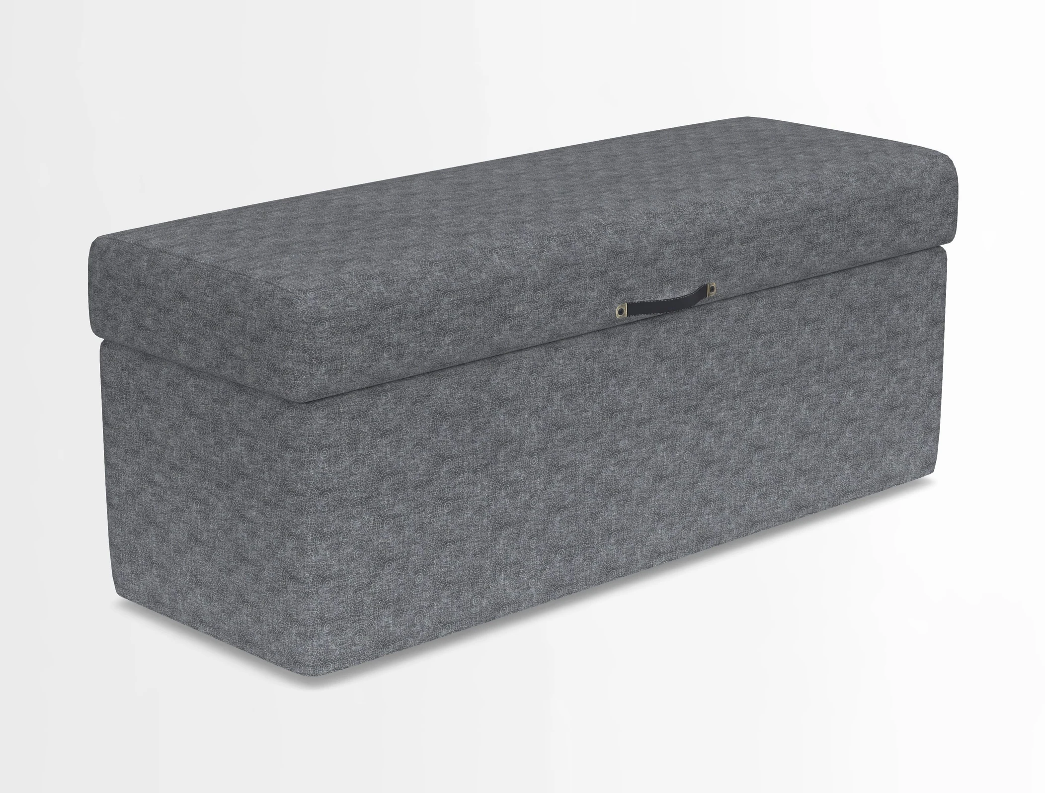 Birdham medium blanket box in Spill Resistant Gertrude Jekyll Ornamental Duck Egg and Alwinton 3 seater sofa in Spill Resistant Sussex Stripe Mocha