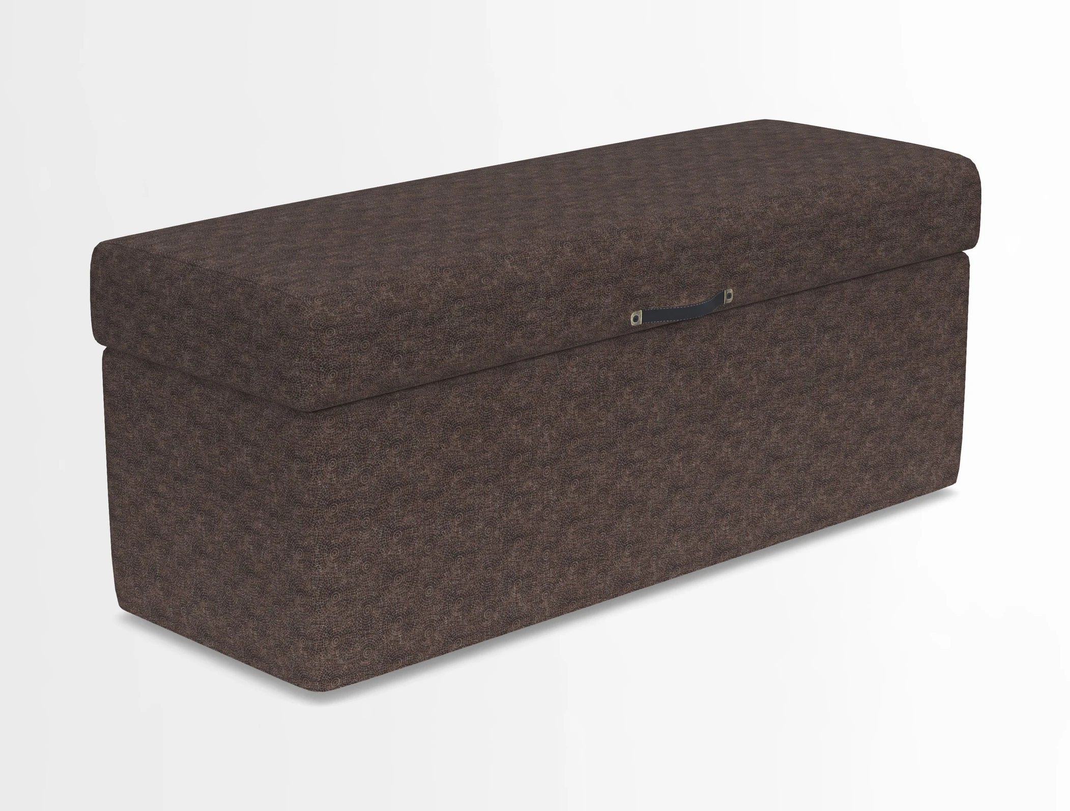 Birdham medium blanket box in Spill Resistant Gertrude Jekyll Ornamental Duck Egg and Alwinton 3 seater sofa in Spill Resistant Sussex Stripe Mocha