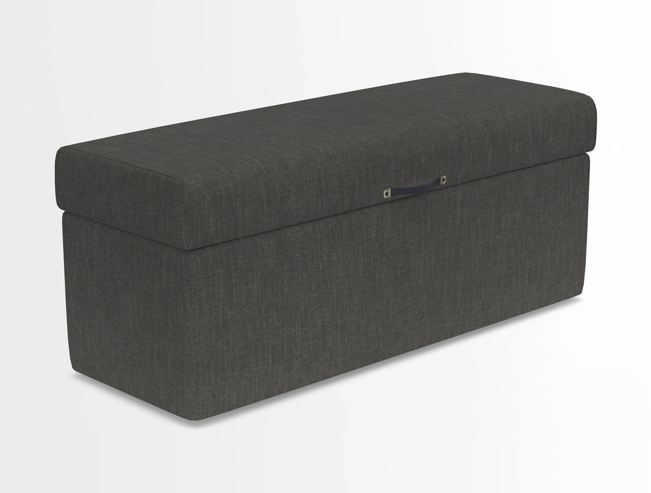 Birdham medium blanket box in Spill Resistant Gertrude Jekyll Ornamental Duck Egg and Alwinton 3 seater sofa in Spill Resistant Sussex Stripe Mocha