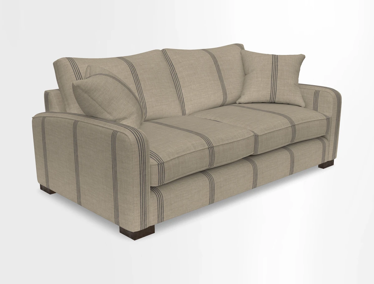 Brook Green 3 seater sofa in Warwick Boucle Andes