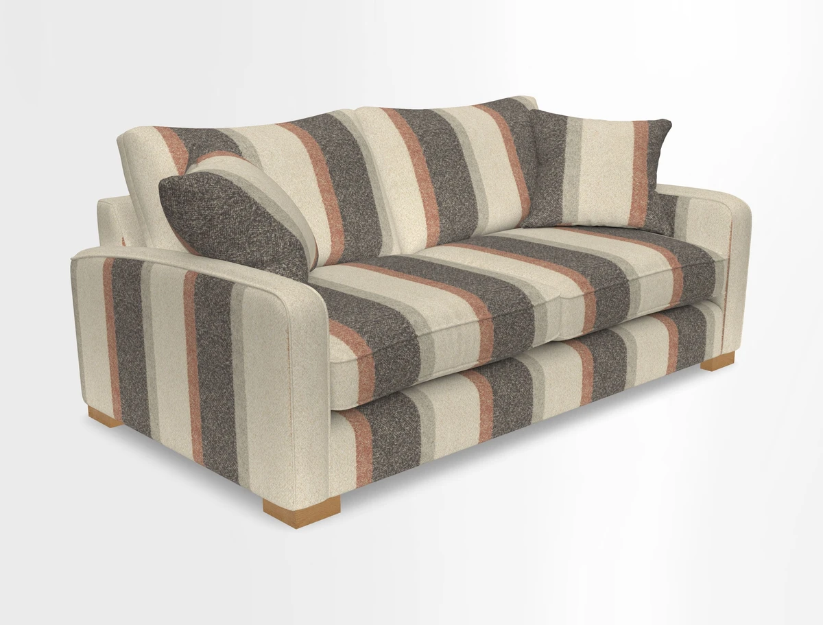 Brook Green 3 seater sofa in Warwick Boucle Andes