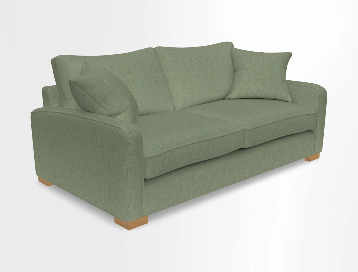 Brook Green 3 seater sofa in Warwick Boucle Andes