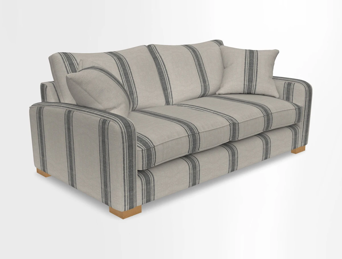 Brook Green 3 seater sofa in Warwick Boucle Andes