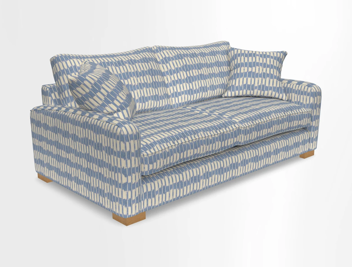 Brook Green 3 seater sofa in Warwick Boucle Andes