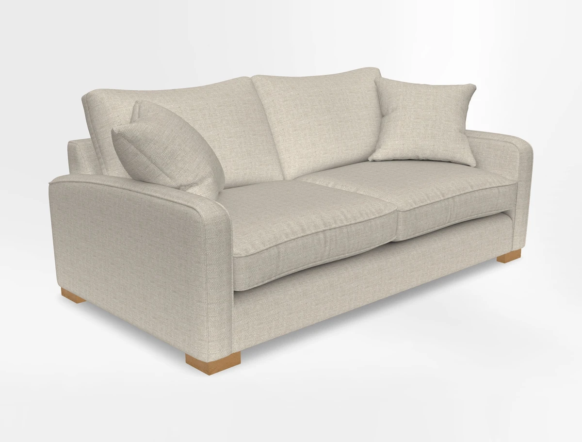 Brook Green 3 seater sofa in Warwick Boucle Andes