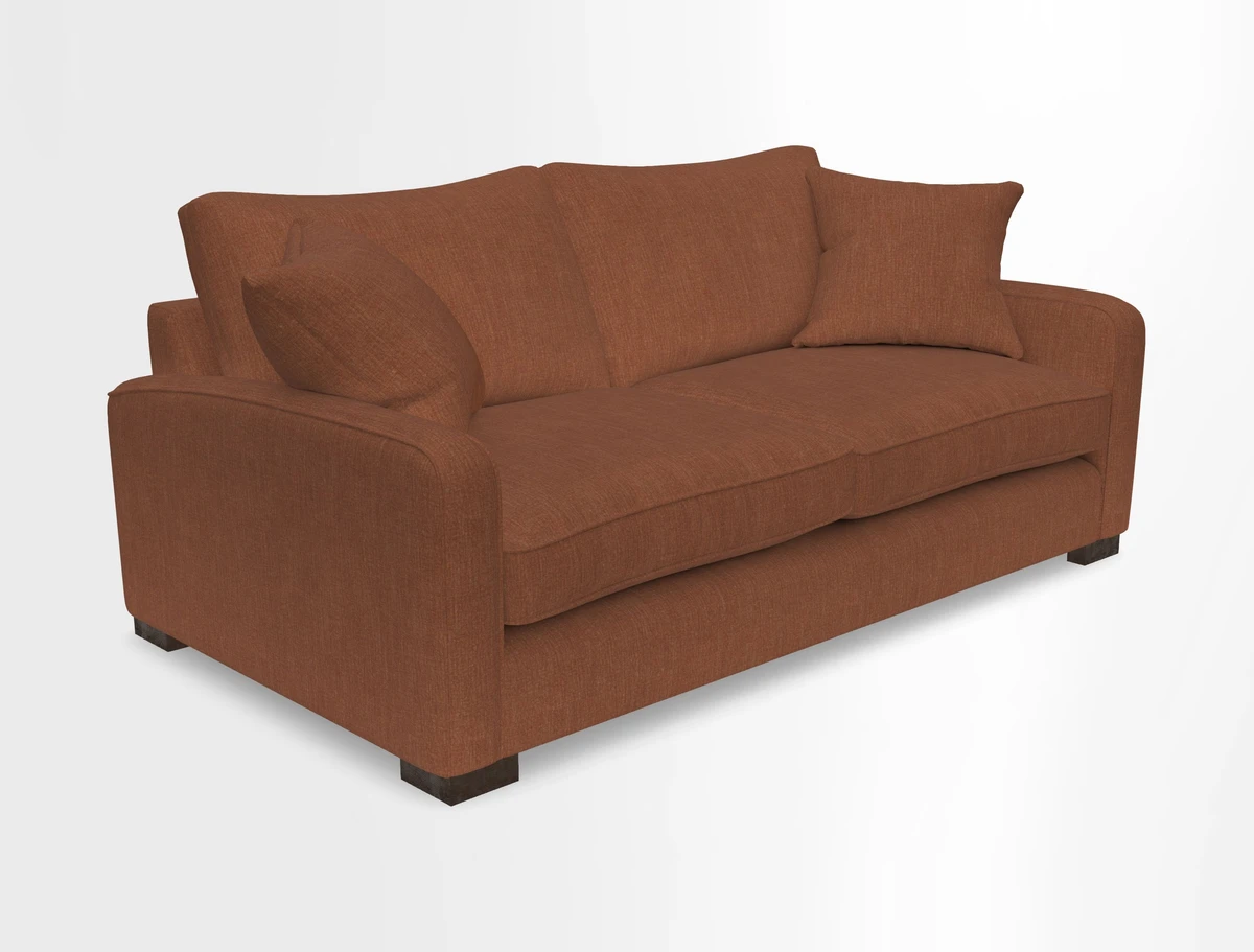 Brook Green 3 seater sofa in Warwick Boucle Andes