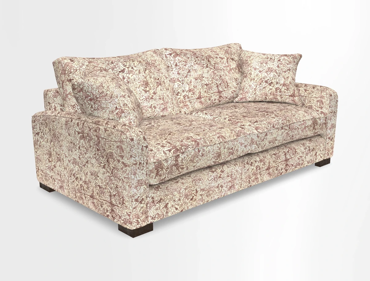 Brook Green 3 seater sofa in Warwick Boucle Andes