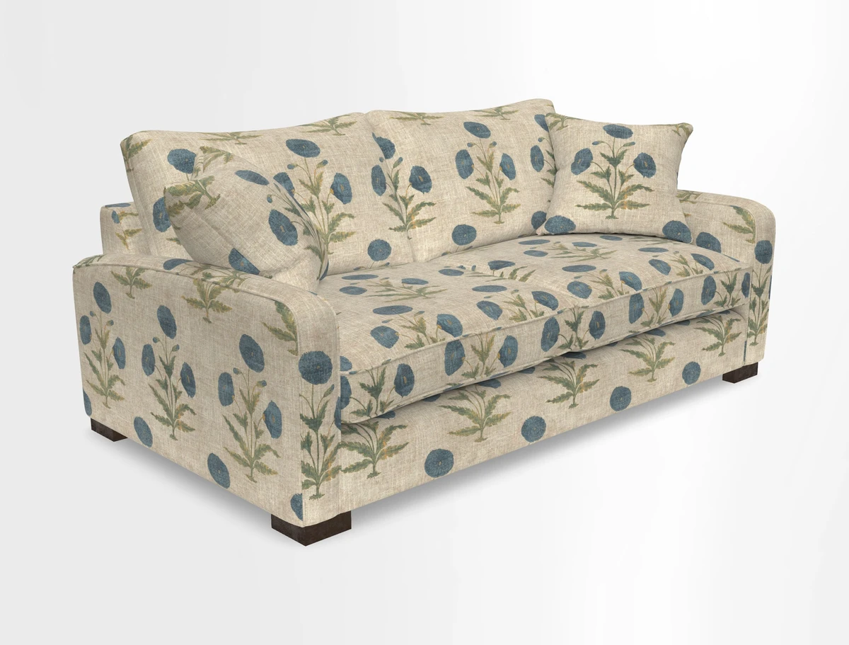 Brook Green 3 seater sofa in Warwick Boucle Andes