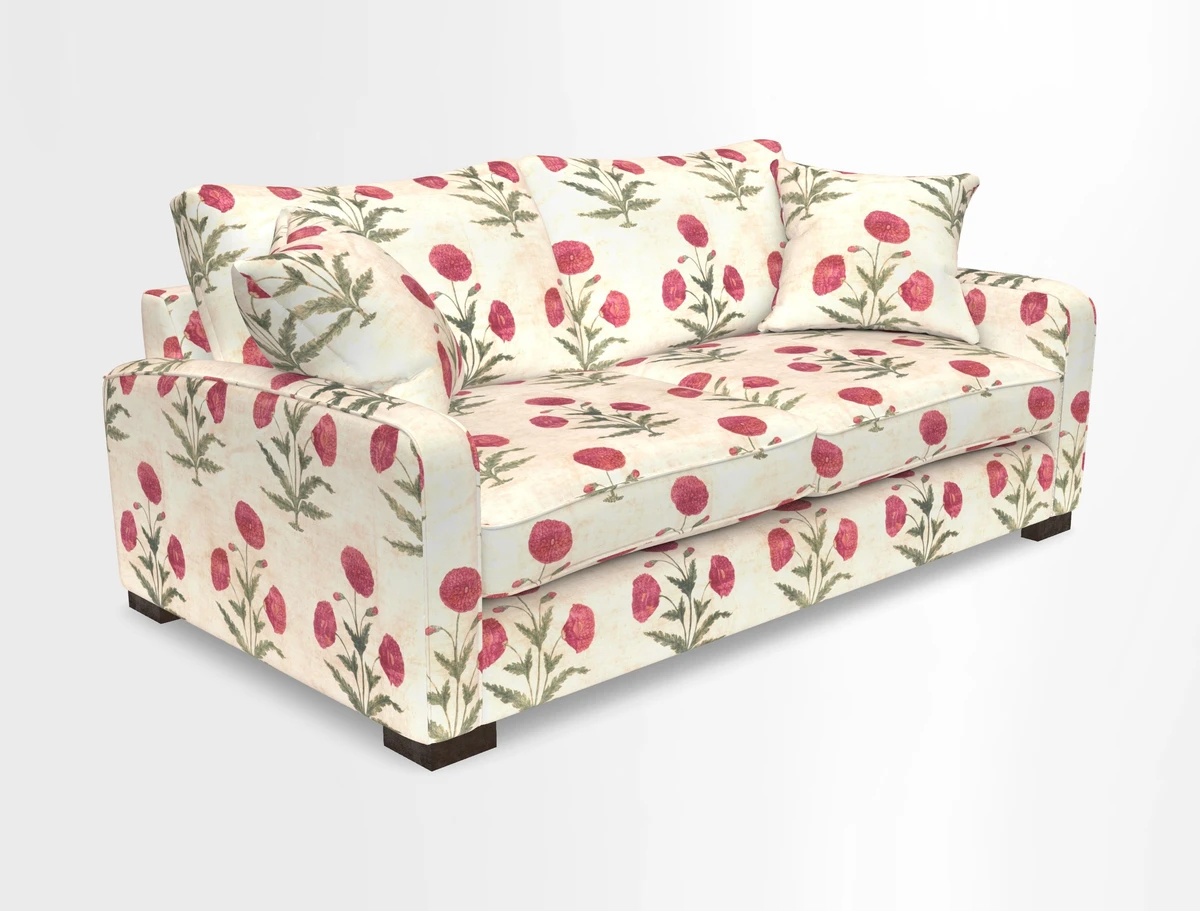 Brook Green 3 seater sofa in Warwick Boucle Andes