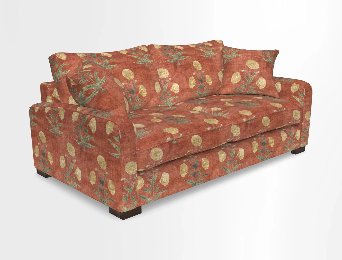 Brook Green 3 seater sofa in Warwick Boucle Andes