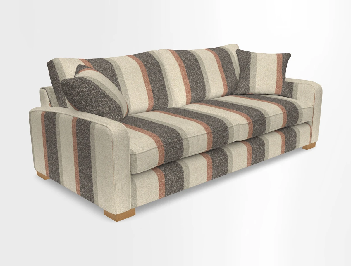 Brook Green 3 seater sofa in Warwick Boucle Andes