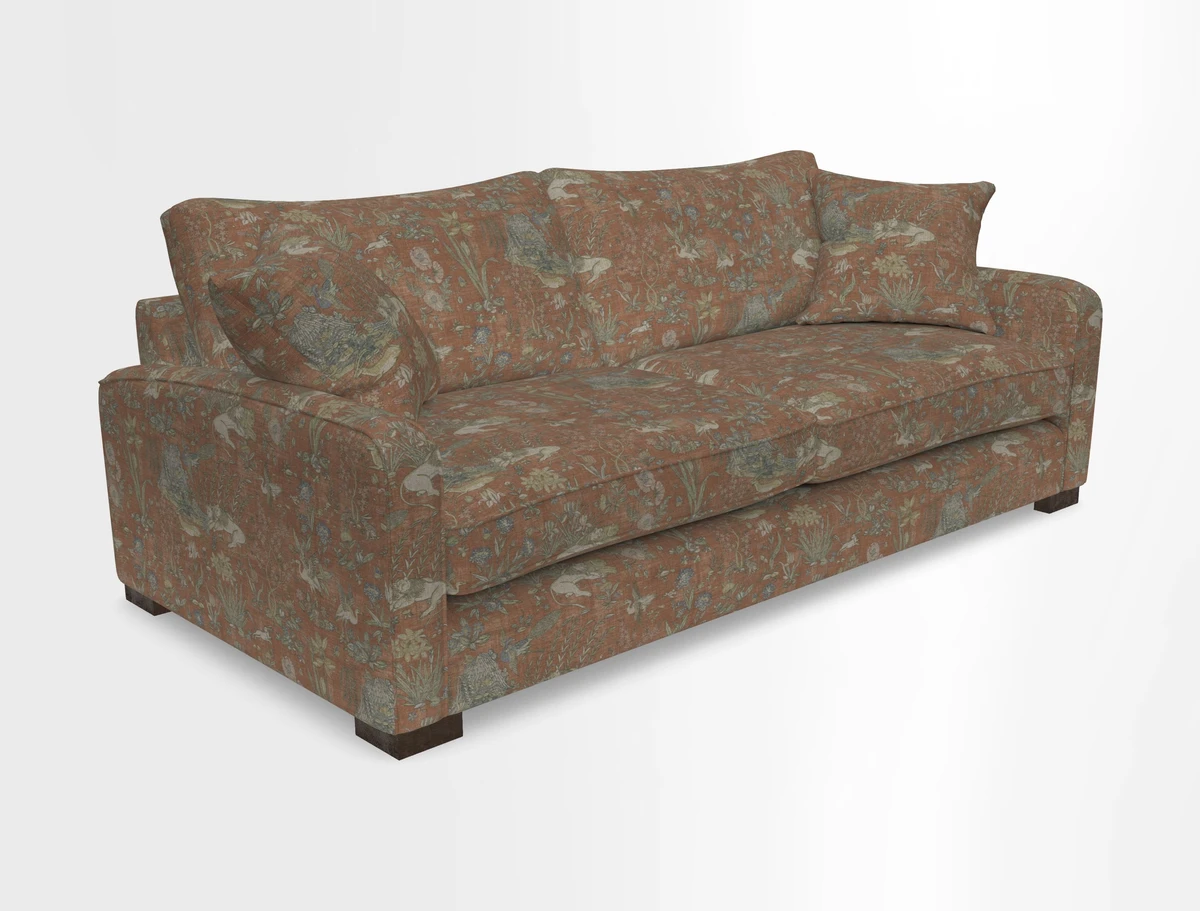 Brook Green 3 seater sofa in Warwick Boucle Andes