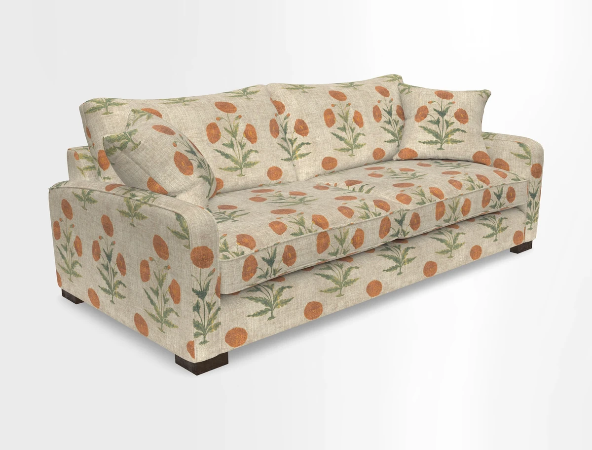 Brook Green 3 seater sofa in Warwick Boucle Andes