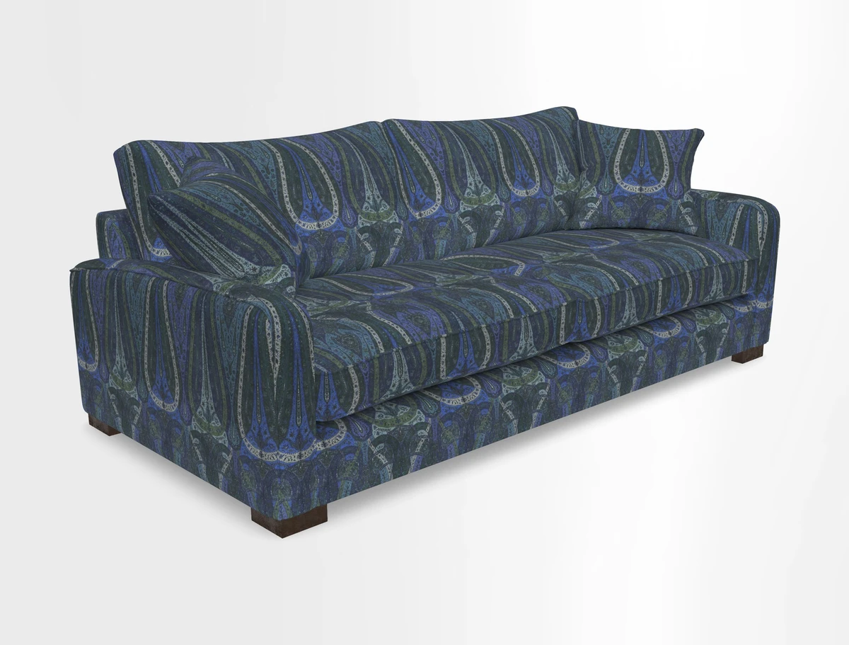 Brook Green 3 seater sofa in Warwick Boucle Andes