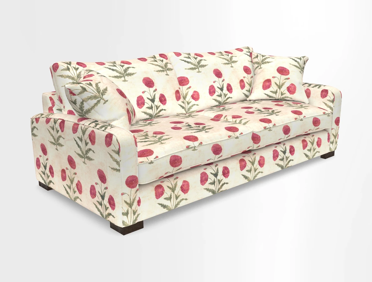 Brook Green 3 seater sofa in Warwick Boucle Andes