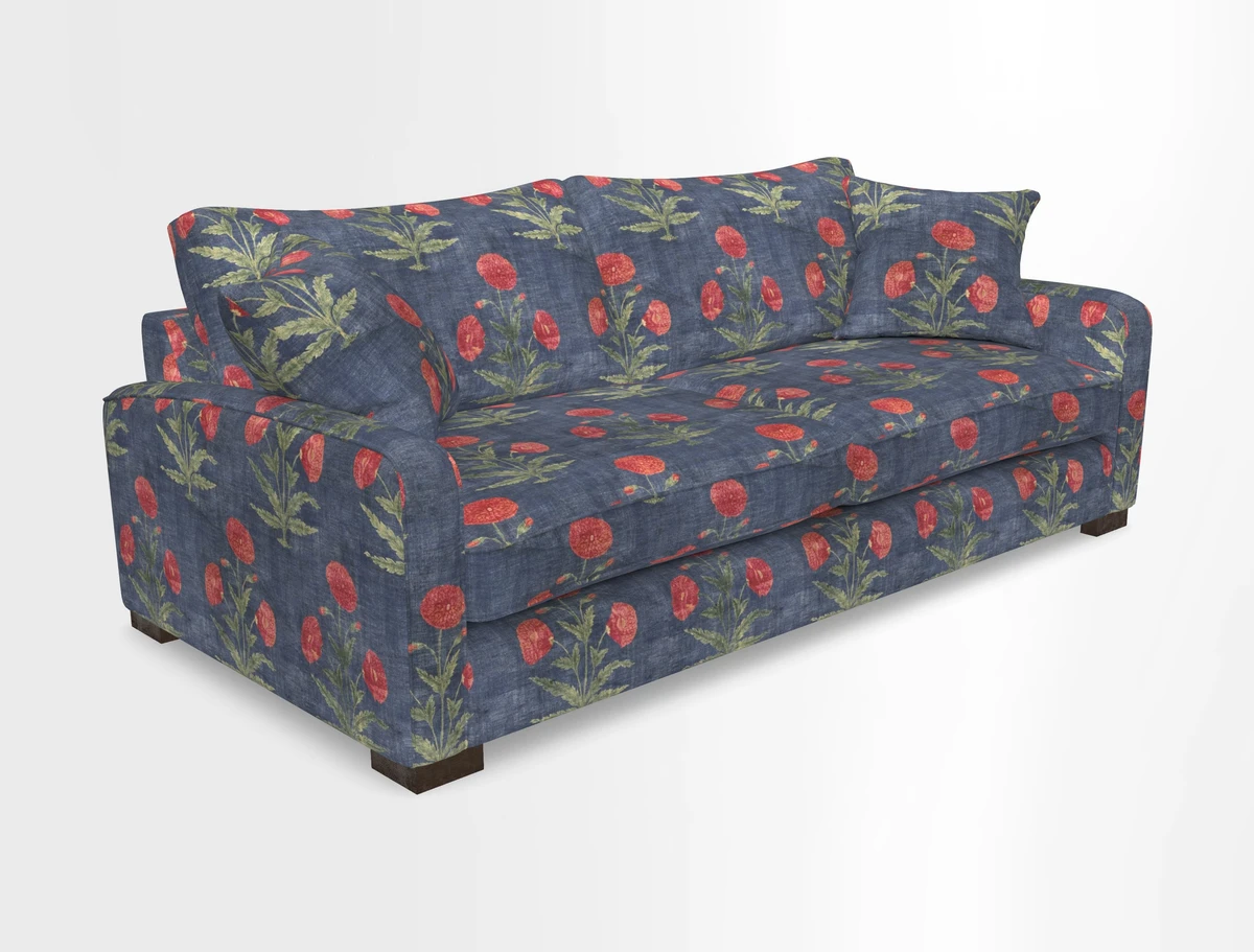 Brook Green 3 seater sofa in Warwick Boucle Andes