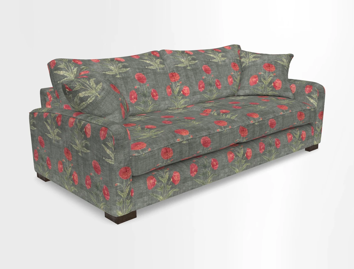 Brook Green 3 seater sofa in Warwick Boucle Andes