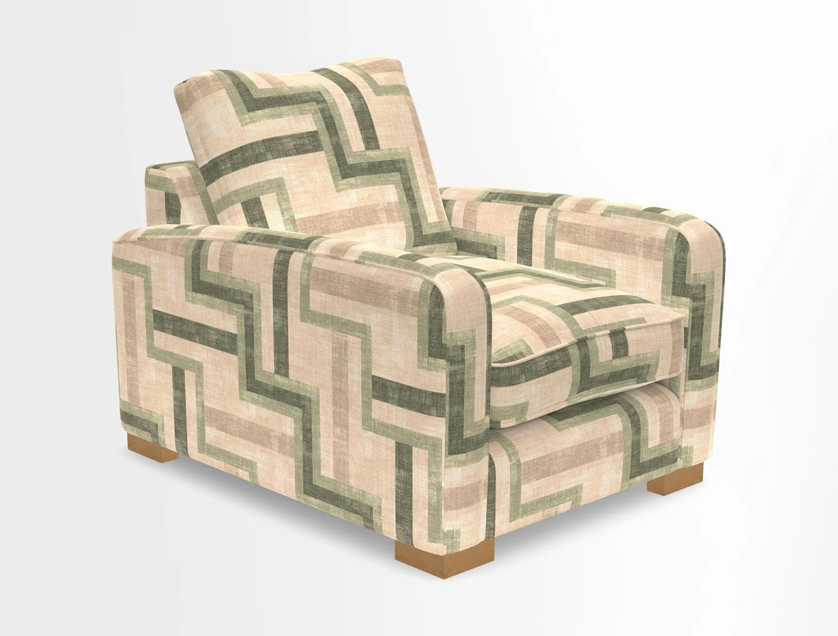 Brook Green chair in Two Tone Plain Biscuit