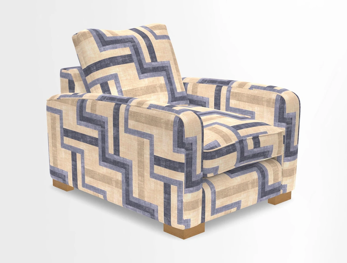 Brook Green chair in Two Tone Plain Biscuit