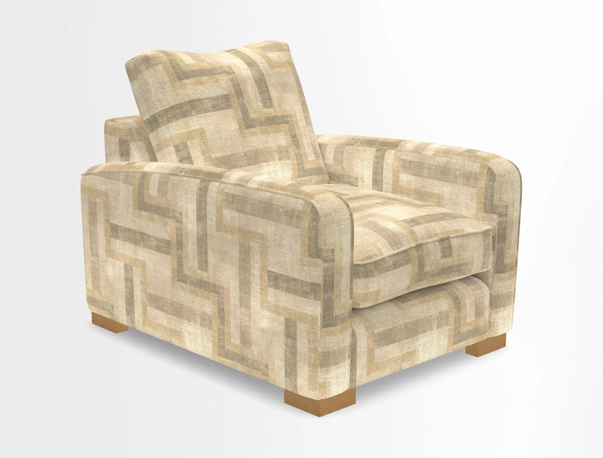 Brook Green chair in Two Tone Plain Biscuit