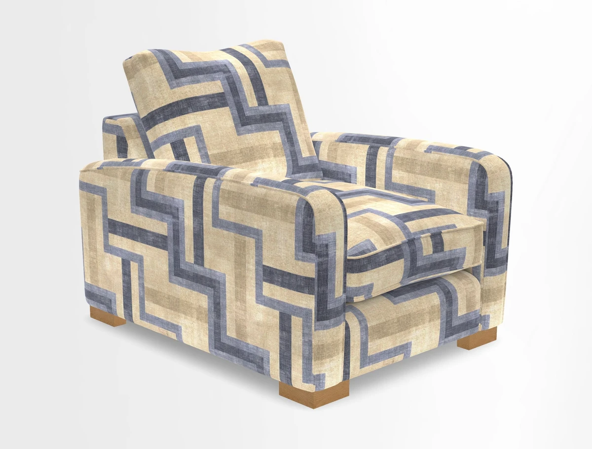 Brook Green chair in Two Tone Plain Biscuit