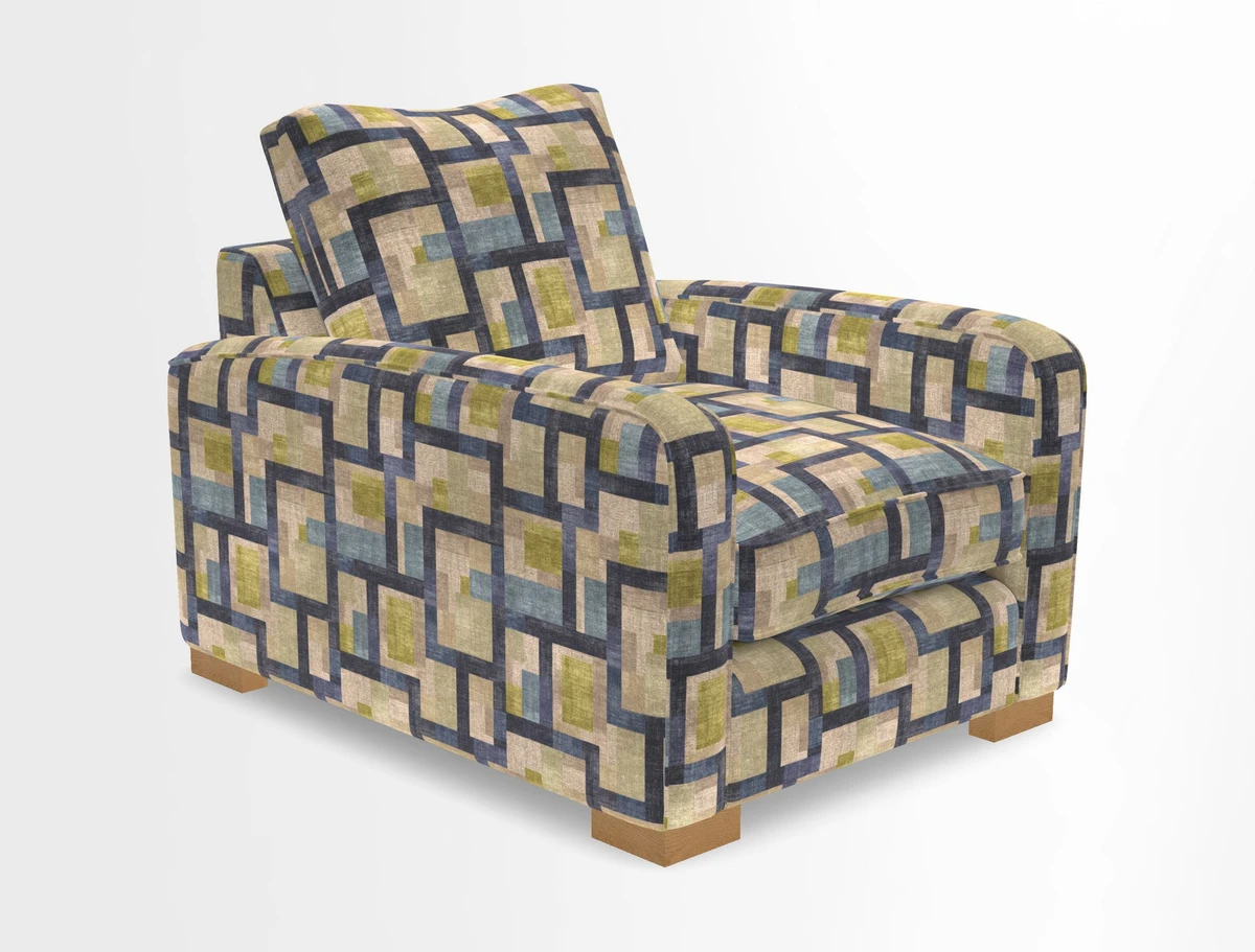Brook Green chair in Two Tone Plain Biscuit