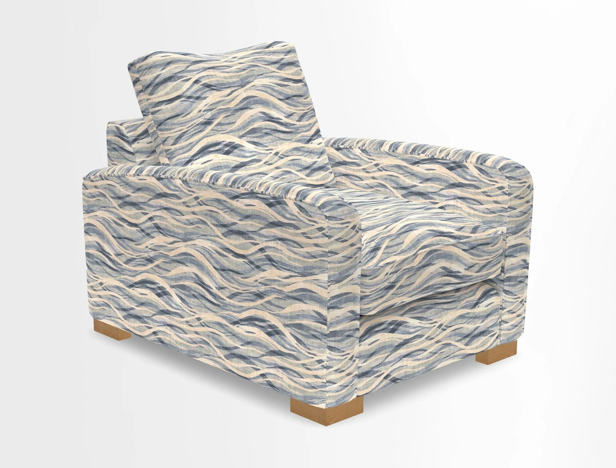 Brook Green chair in Two Tone Plain Biscuit