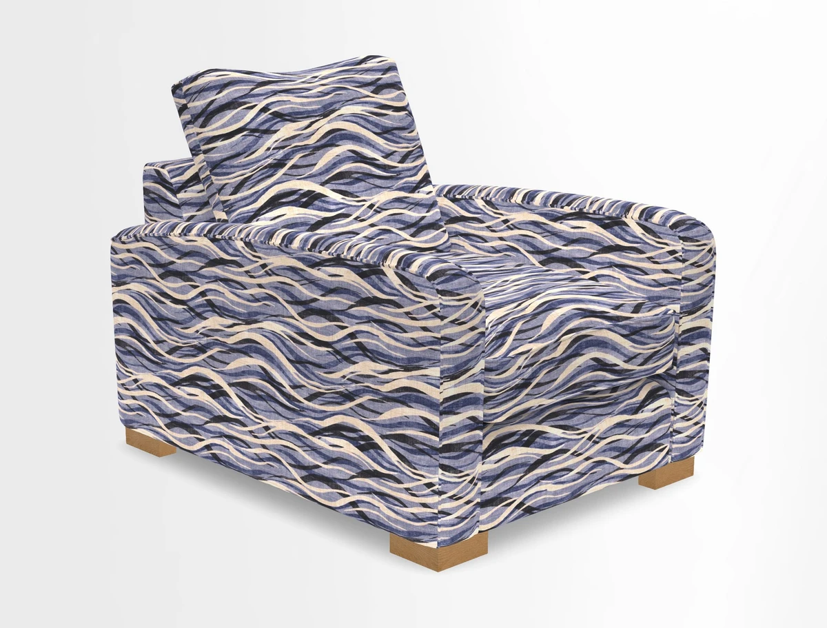 Brook Green chair in Two Tone Plain Biscuit