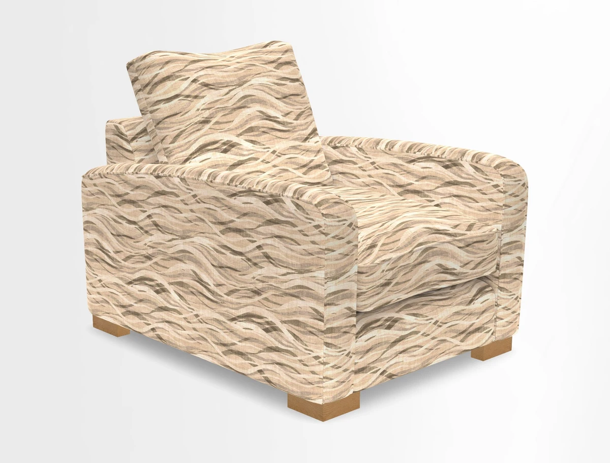 Brook Green chair in Two Tone Plain Biscuit