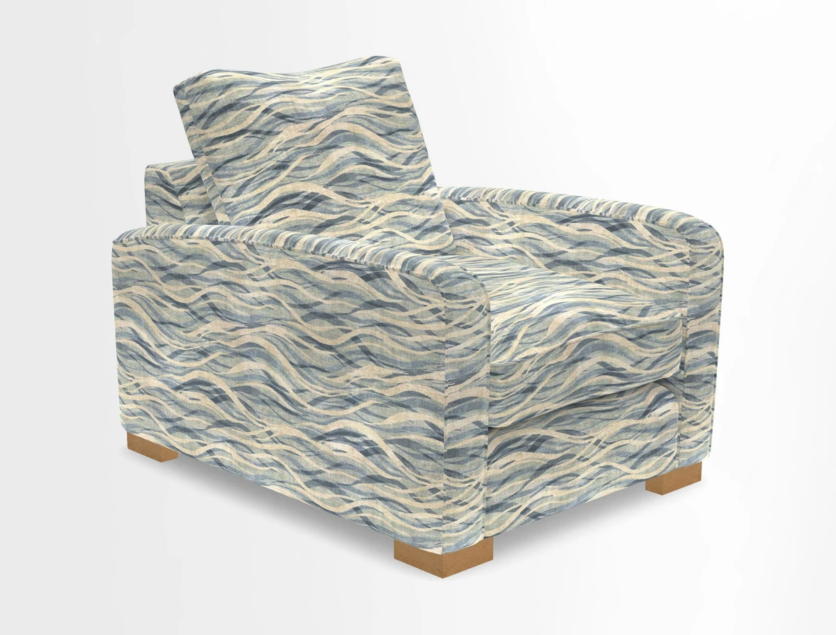 Brook Green chair in Two Tone Plain Biscuit