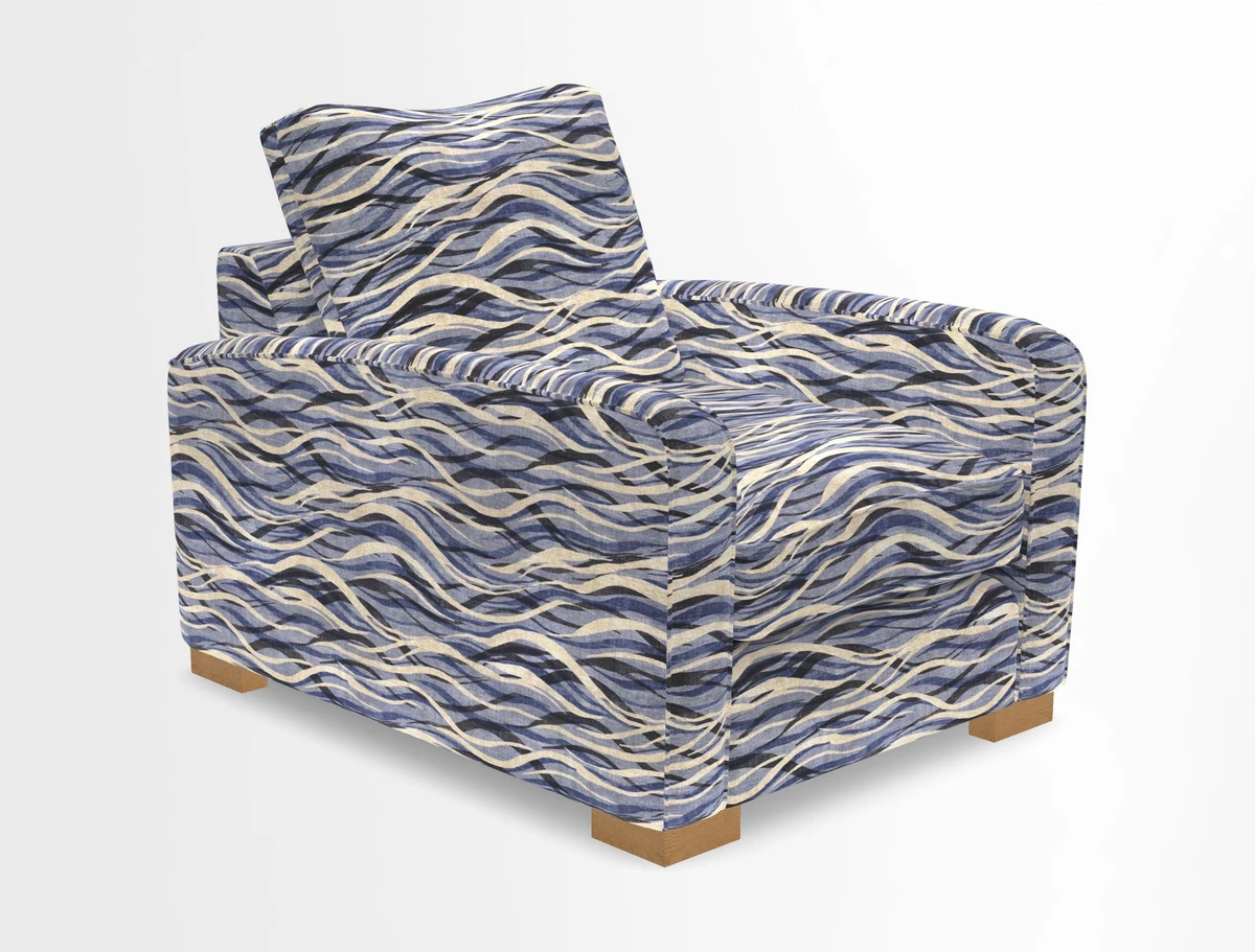 Brook Green chair in Two Tone Plain Biscuit