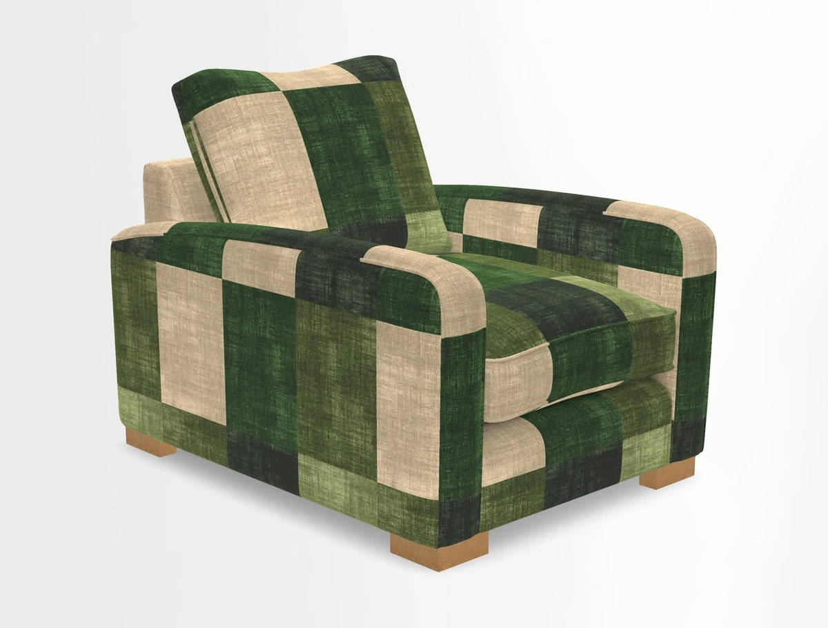 Brook Green chair in Two Tone Plain Biscuit