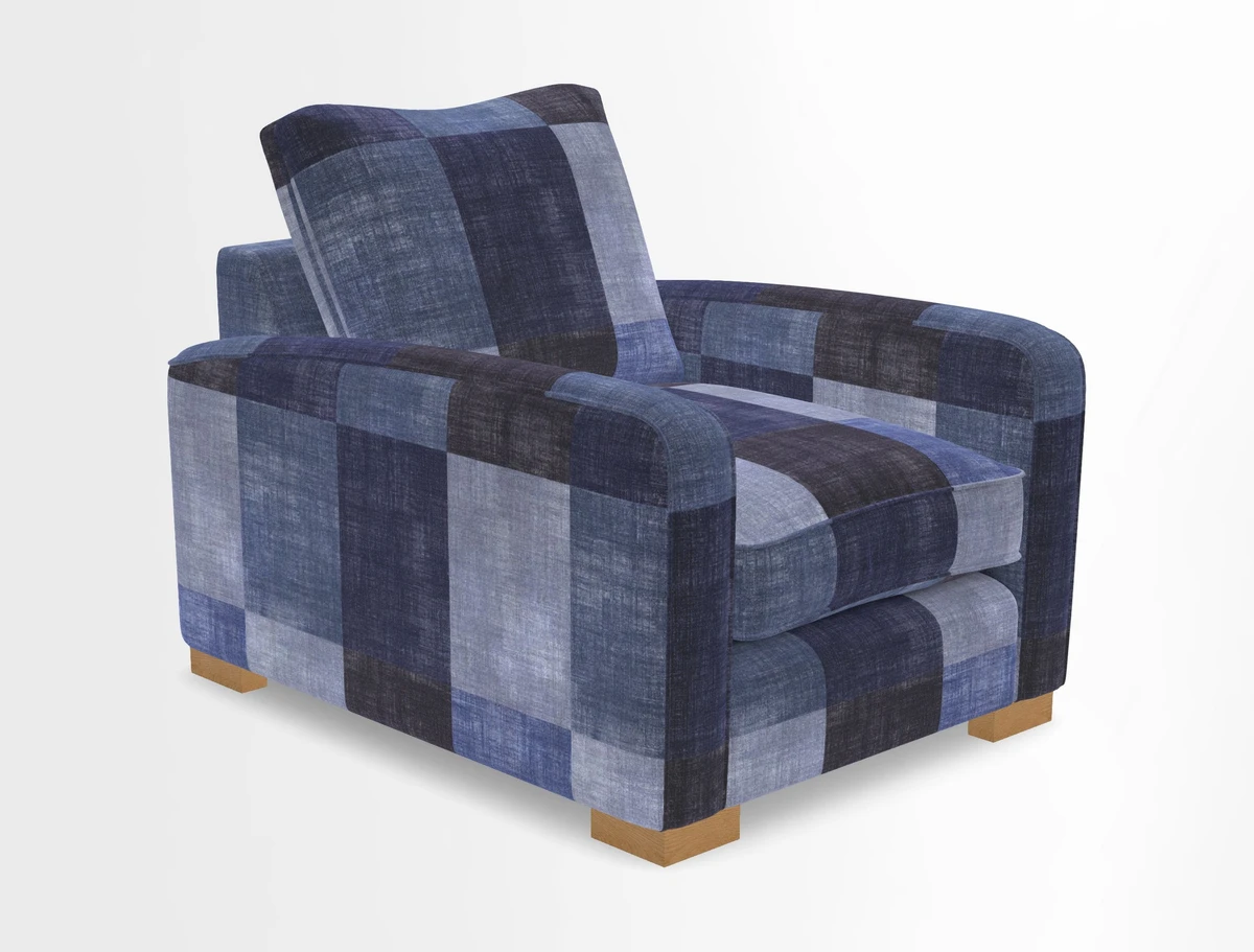 Brook Green chair in Two Tone Plain Biscuit