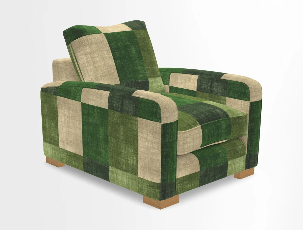 Brook Green chair in Two Tone Plain Biscuit