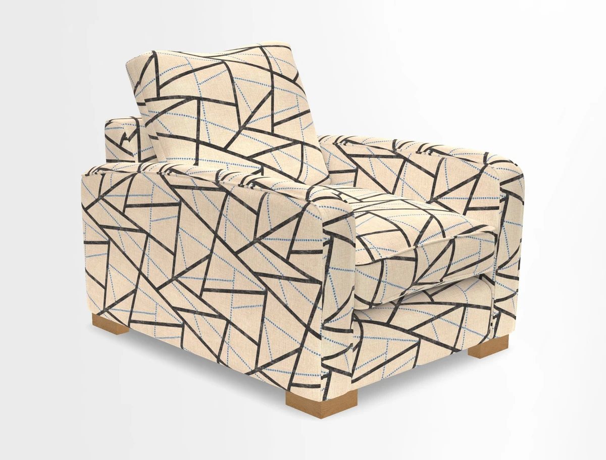 Brook Green chair in Two Tone Plain Biscuit