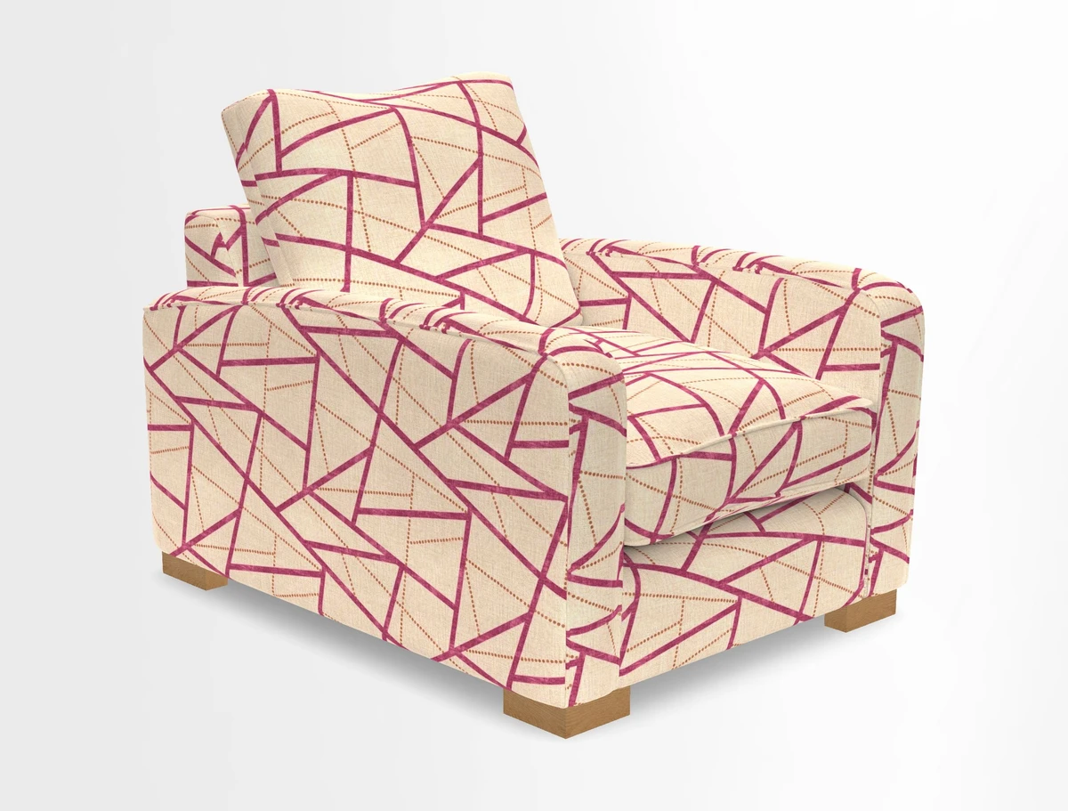 Brook Green chair in Two Tone Plain Biscuit