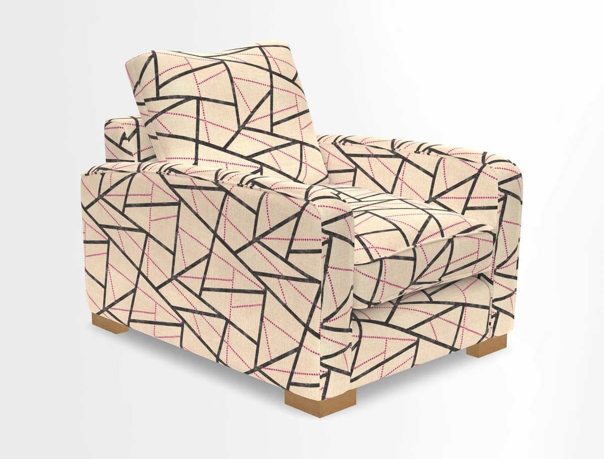 Brook Green chair in Two Tone Plain Biscuit
