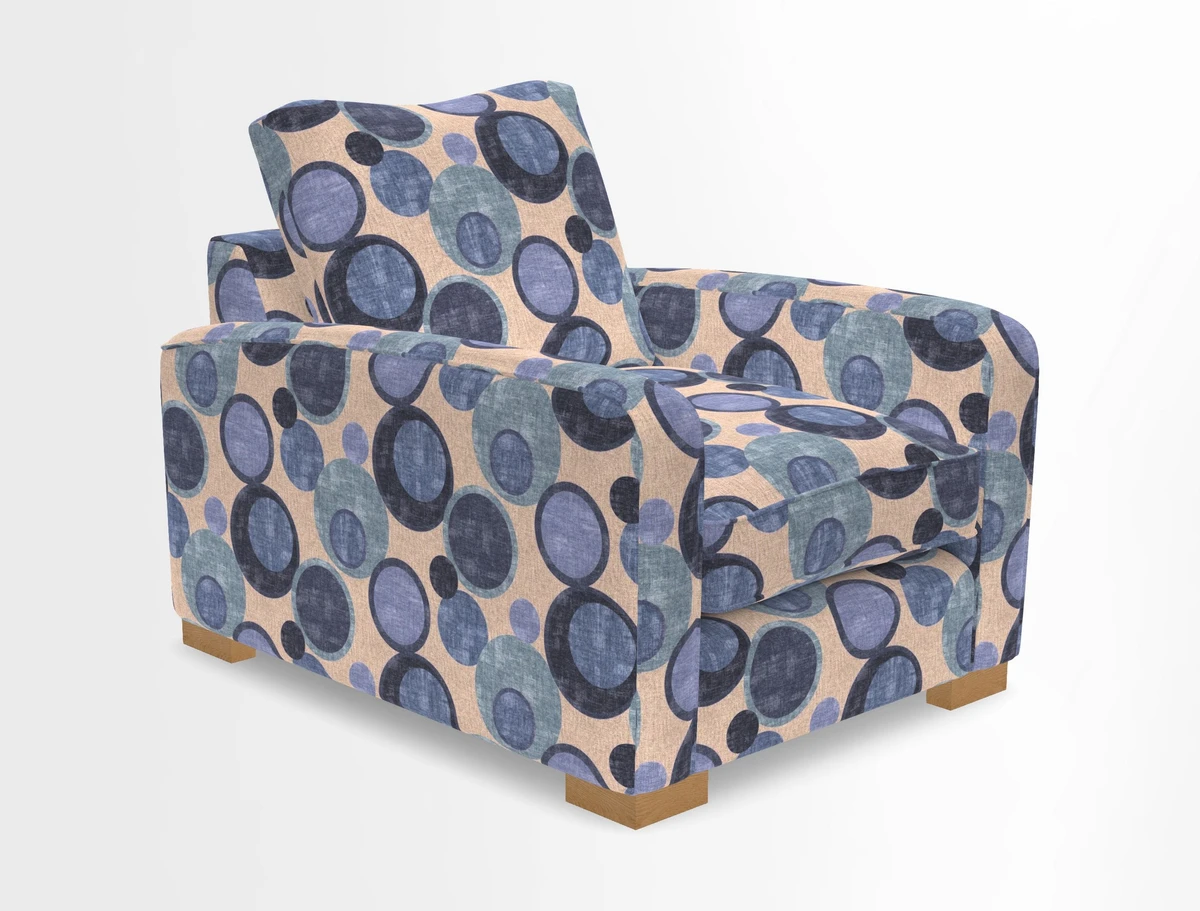 Brook Green chair in Two Tone Plain Biscuit