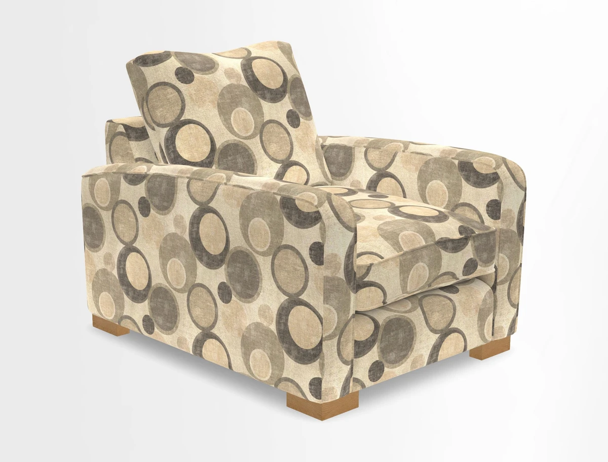 Brook Green chair in Two Tone Plain Biscuit