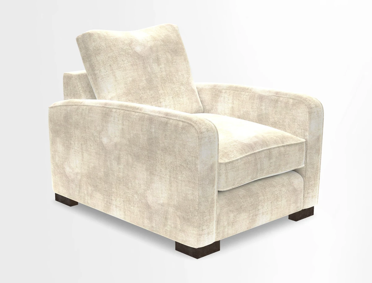 Brook Green chair in Two Tone Plain Biscuit