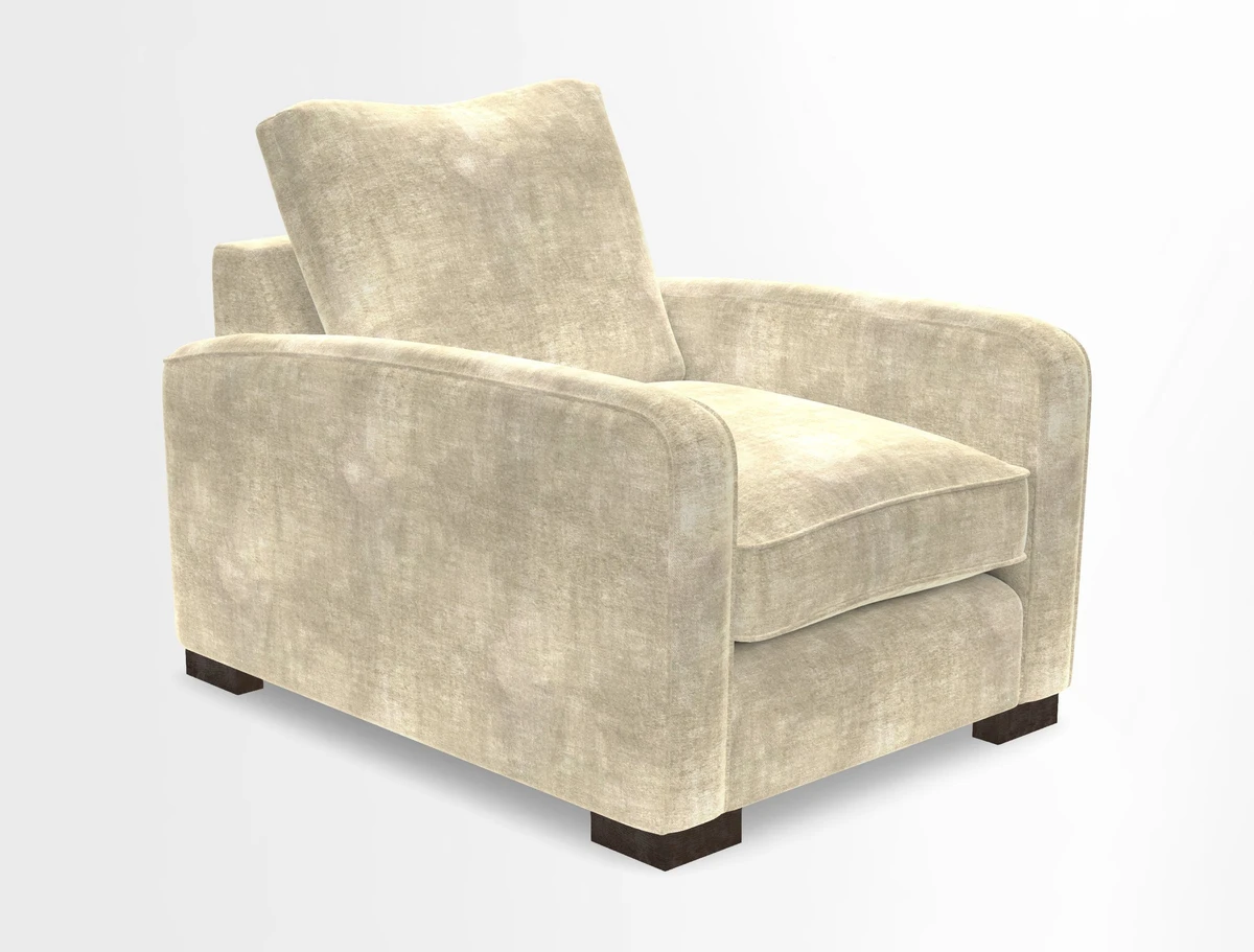 Brook Green chair in Two Tone Plain Biscuit