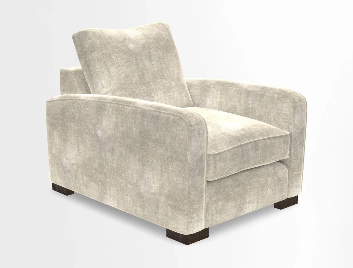 Brook Green chair in Two Tone Plain Biscuit