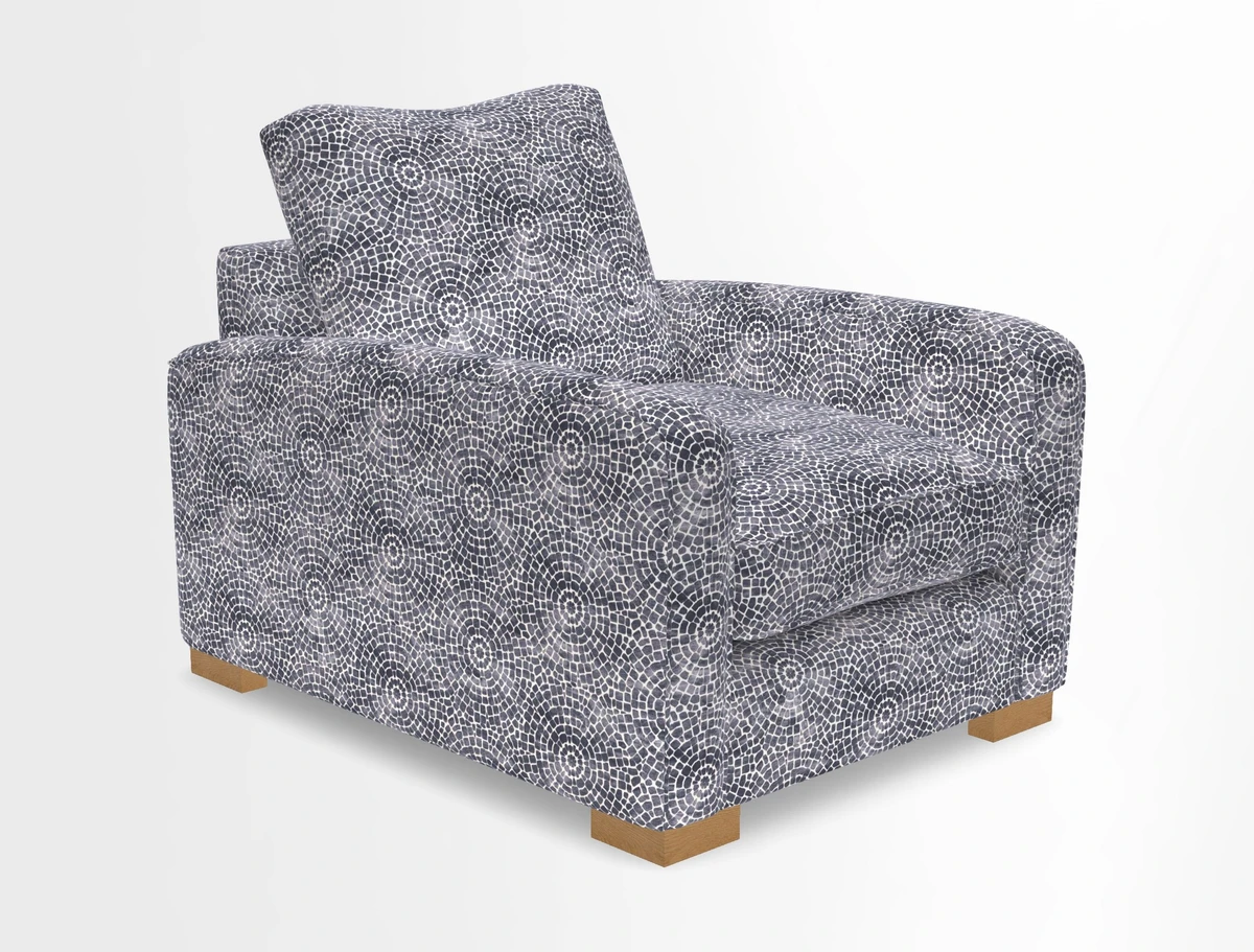 Brook Green chair in Two Tone Plain Biscuit