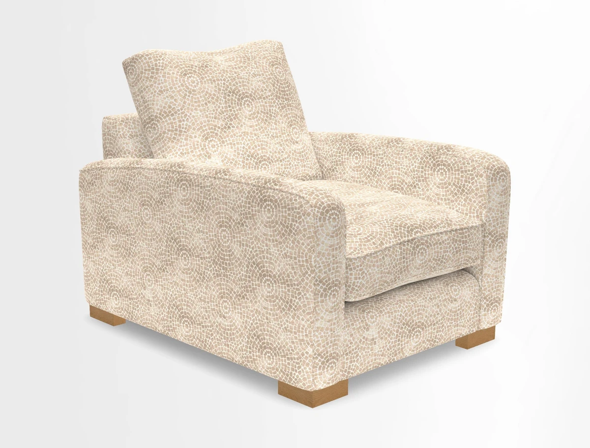 Brook Green chair in Two Tone Plain Biscuit