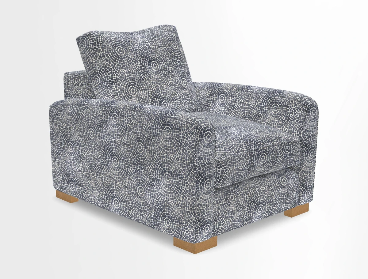 Brook Green chair in Two Tone Plain Biscuit
